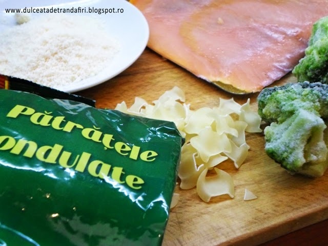 Paste cu somon si broccoli