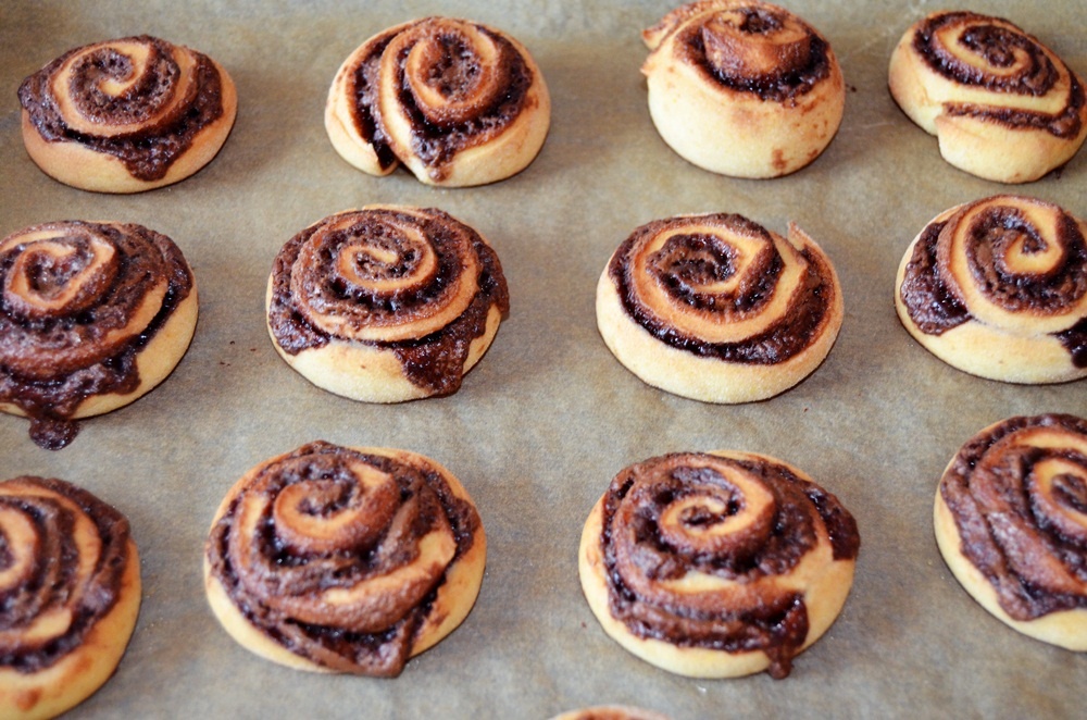 Spirale cu ciocolata