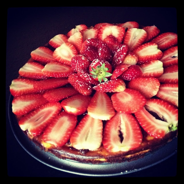 Cheesecake cu capsuni