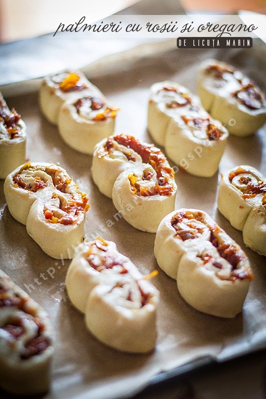 Palmieri cu rosii si oregano