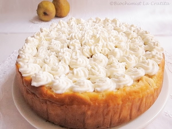 Cheesecake cu pere