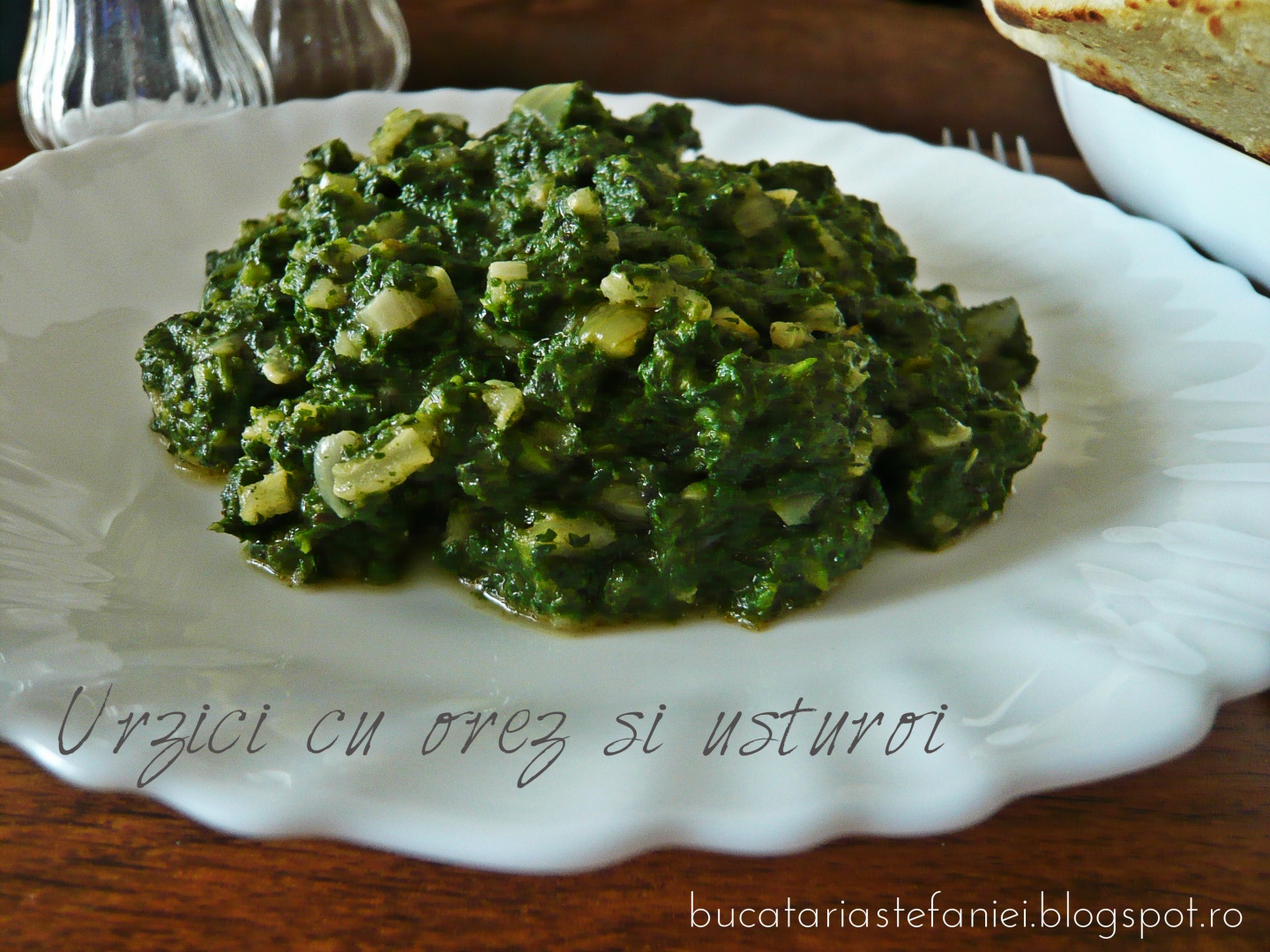 Urzici cu orez si usturoi