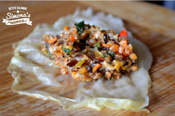 Sarmale cu hrisca si ghebe