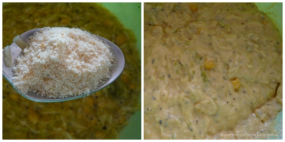 Clatite sarate cu dovlecel si porumb