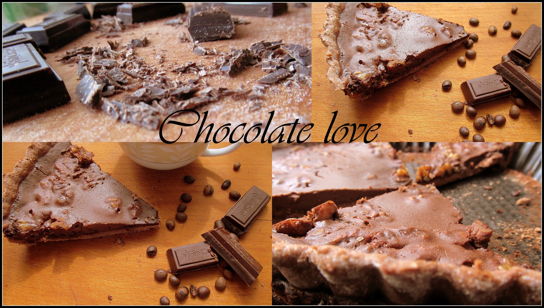 Tartă cu ciocolată și nuci