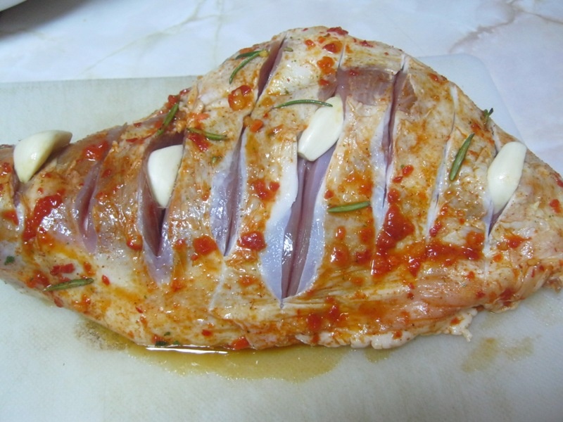 Miel cu rozmarin si timbale de cartofi