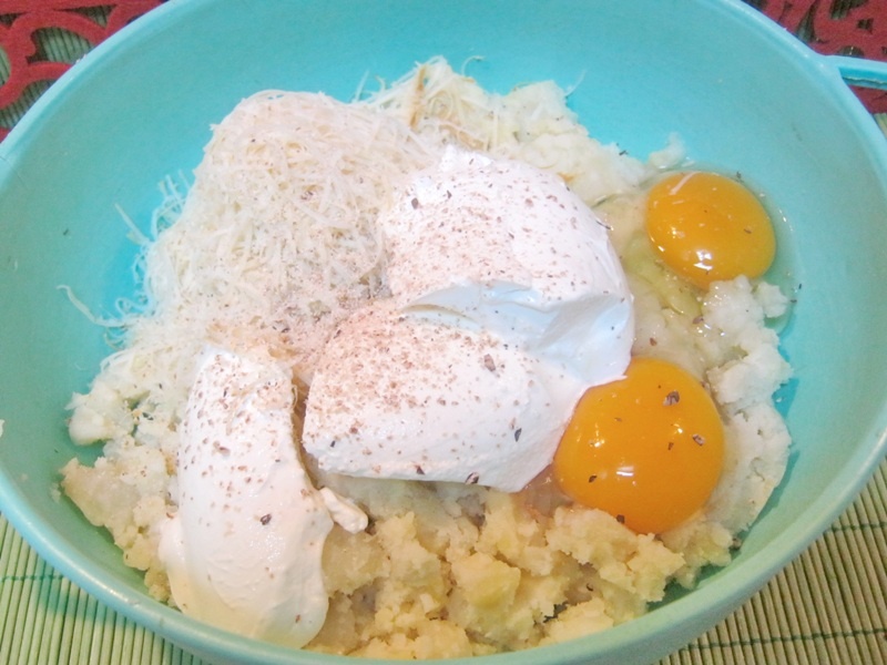 Miel cu rozmarin si timbale de cartofi