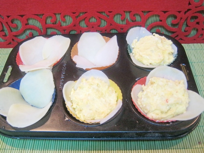 Miel cu rozmarin si timbale de cartofi