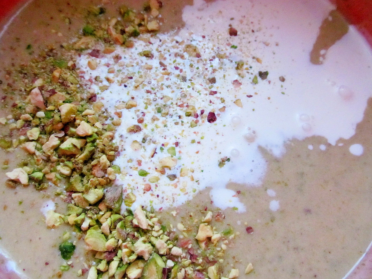 Înghețată cu fistic