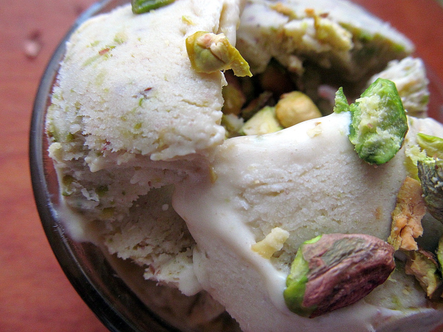 Înghețată cu fistic