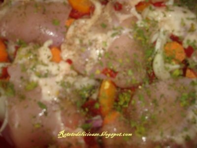 Cartofi taranesti cu pui