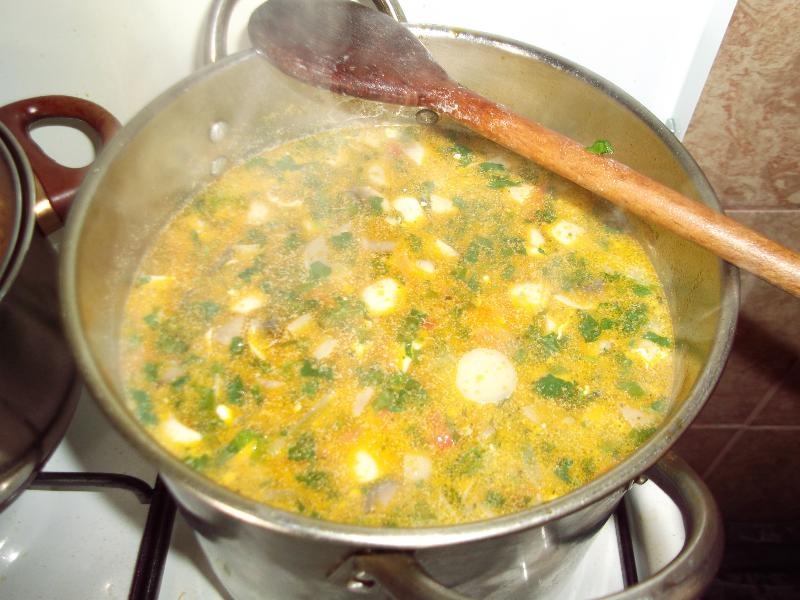Ciorba de ciuperci champignions