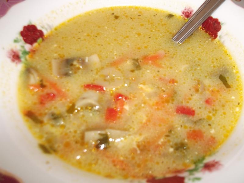 Ciorba de ciuperci champignions