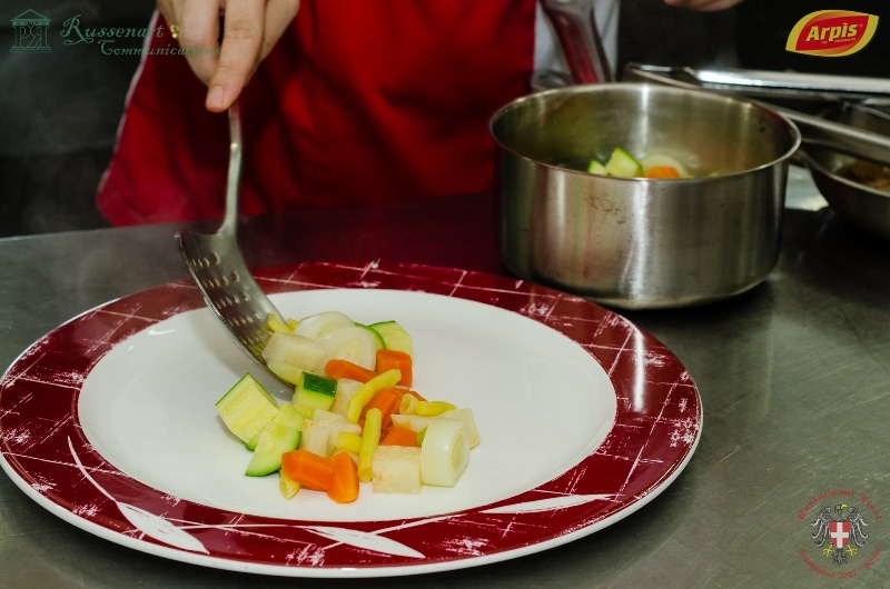 Muschiulet de vitel cu pastel de legume