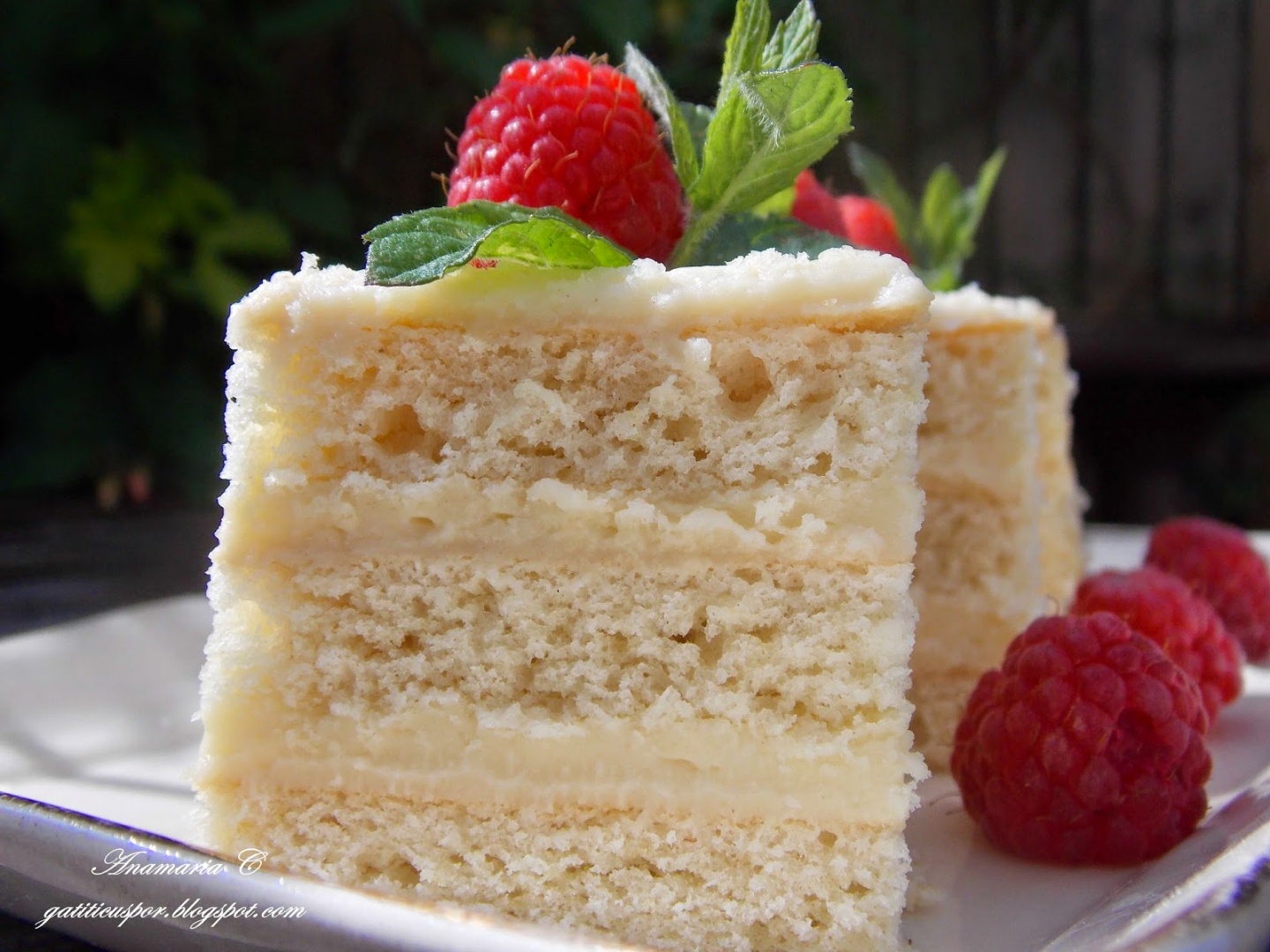 Prajitura Alba Ca Zapada cu crema de lamaie