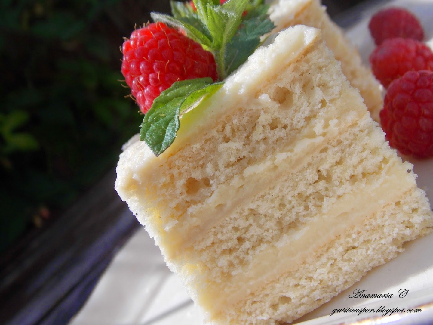 Prajitura Alba Ca Zapada cu crema de lamaie