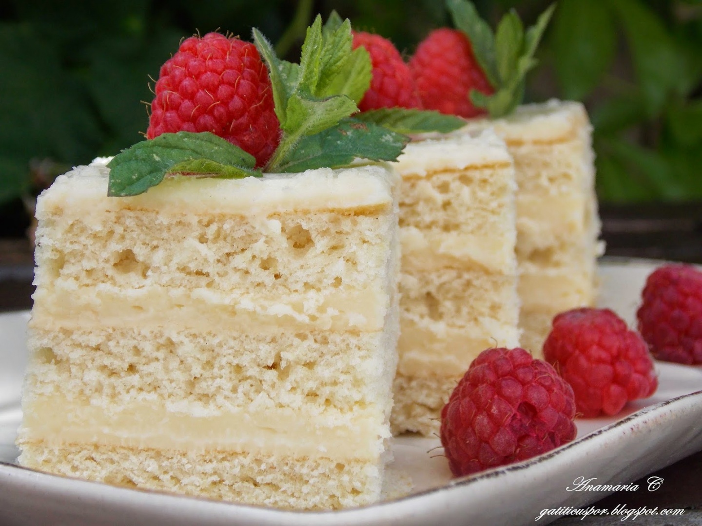 Prajitura Alba Ca Zapada cu crema de lamaie