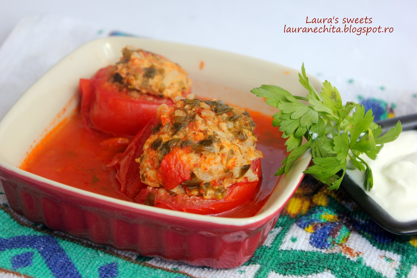 Rosii umplute cu carne