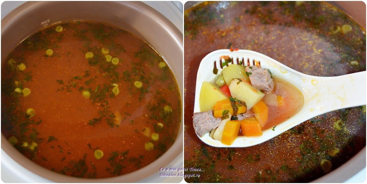 Ciorba de legume cu vitel