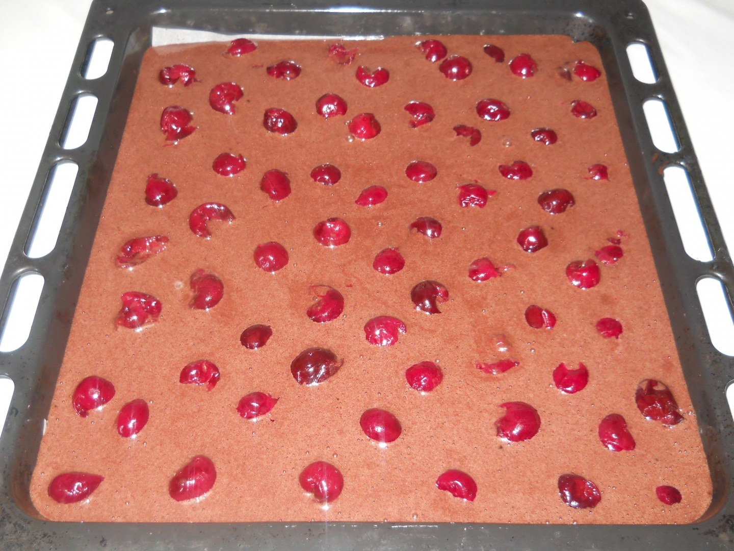 Prajitura cu visine si ciocolata