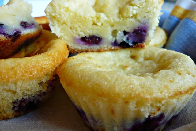 Prajiturele cu afine, fara zahar