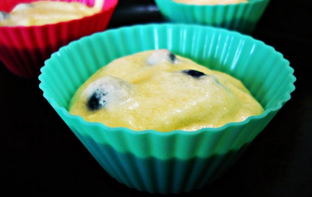 Prajiturele cu afine, fara zahar