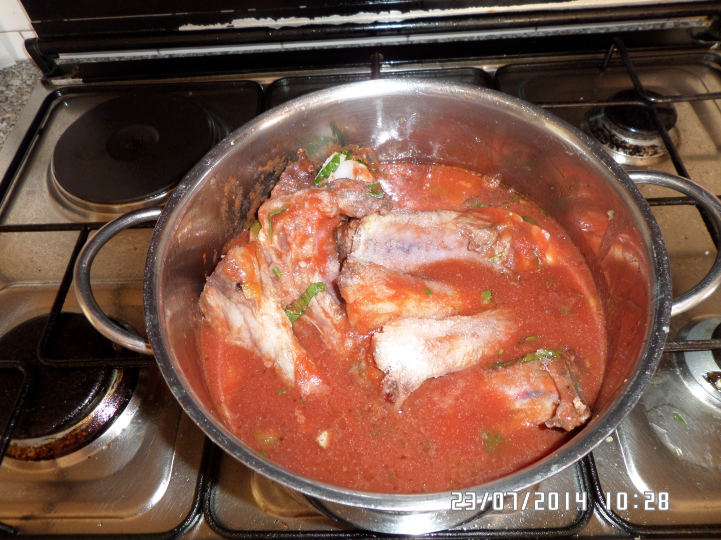 Costite de porc in sos