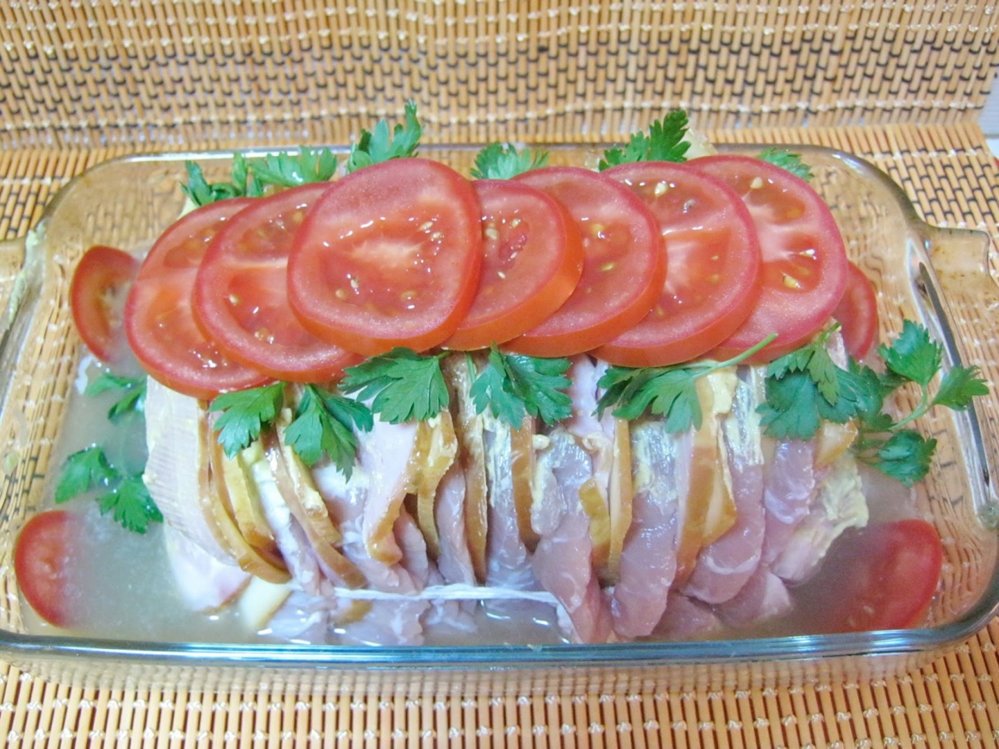 Cotlet de porc evantai