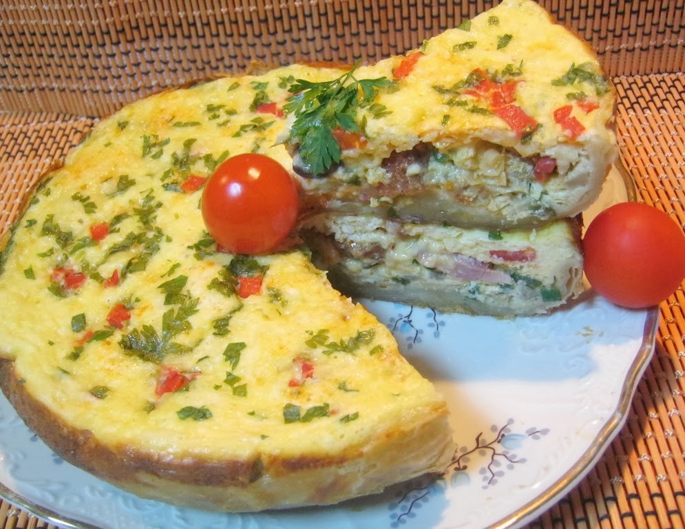 Quiche picant- la Multicooker Philips