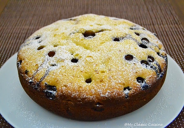 Prajitura cu afine si iaurt