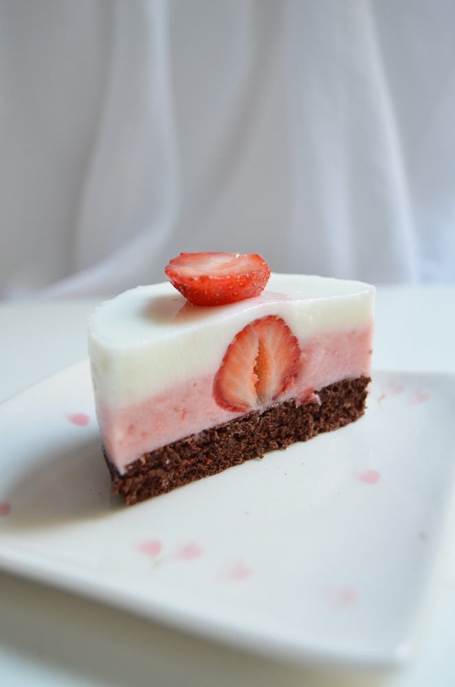 Mini-torturi dietetice, cu capsune