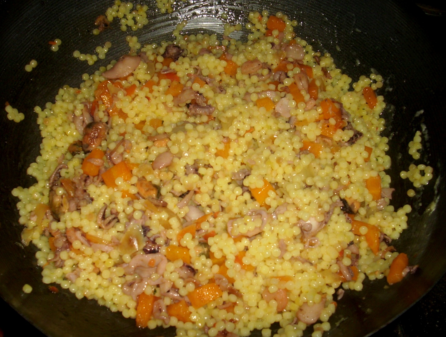 Couscous cu fructe de mare