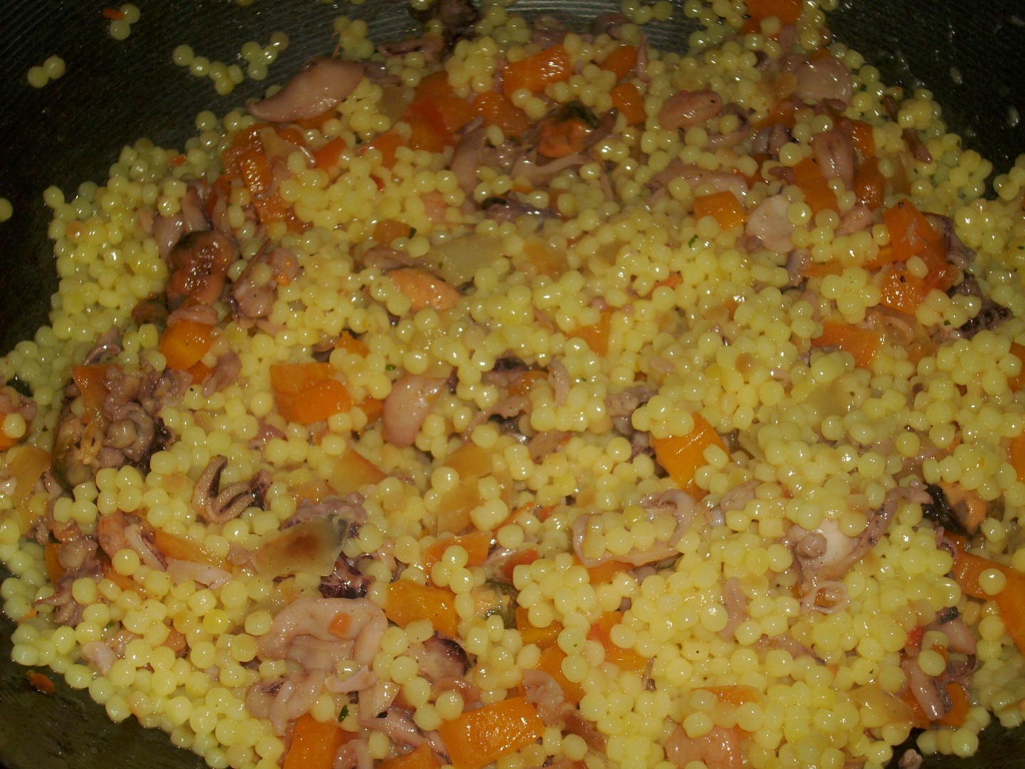 Couscous cu fructe de mare