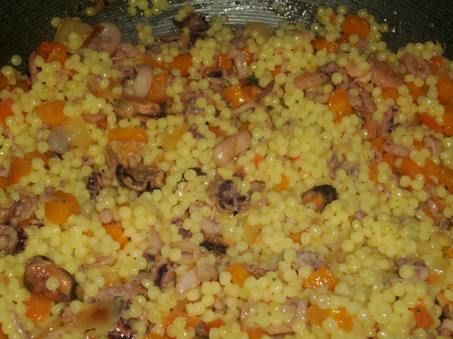 Couscous cu fructe de mare