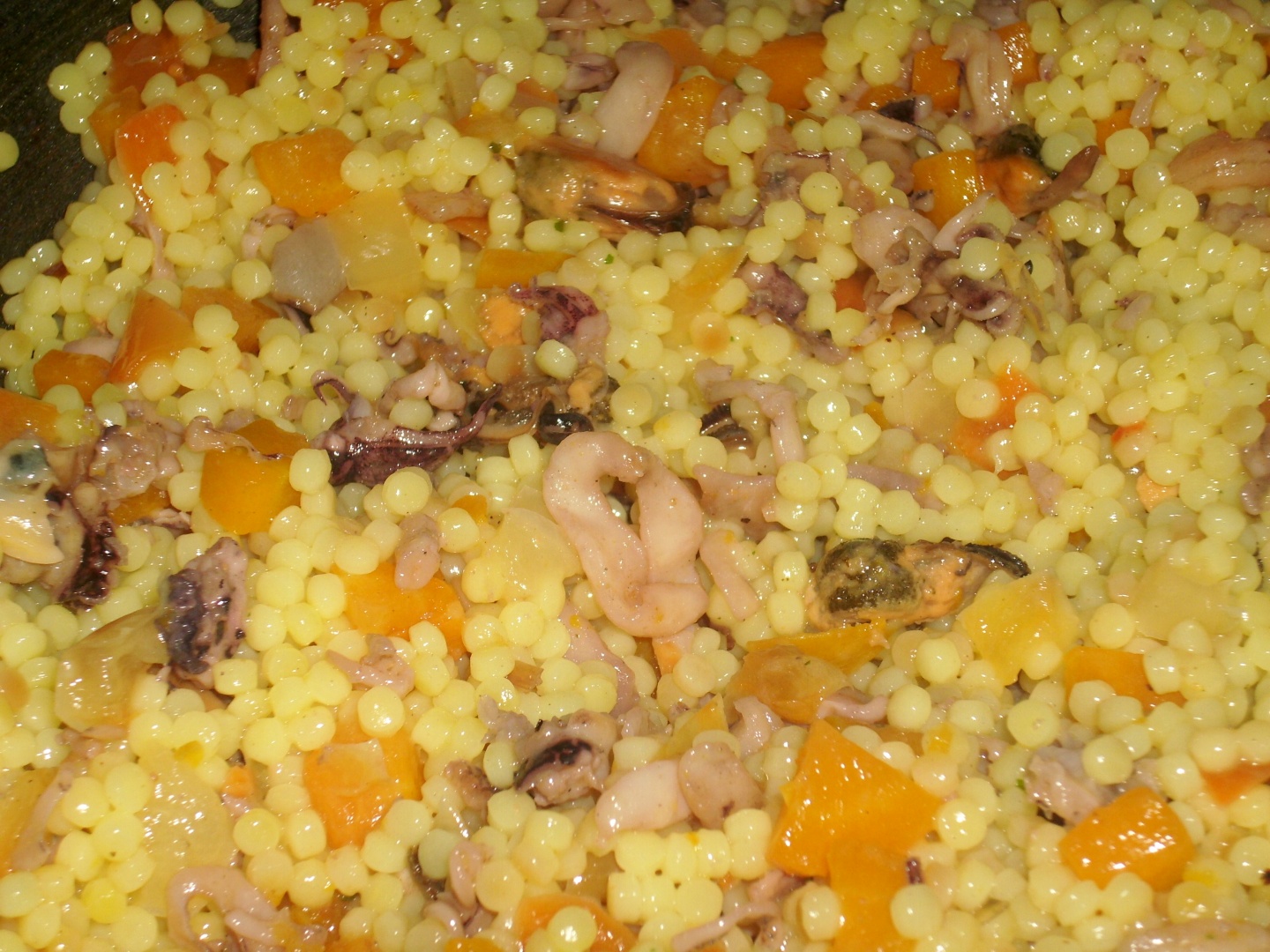 Couscous cu fructe de mare