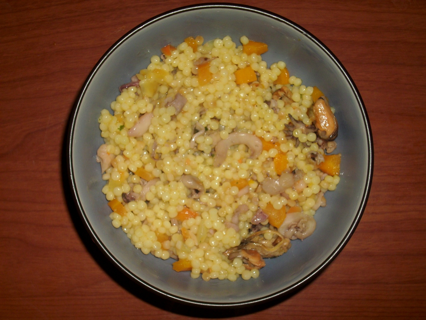 Couscous cu fructe de mare