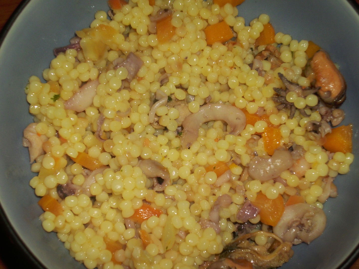Couscous cu fructe de mare