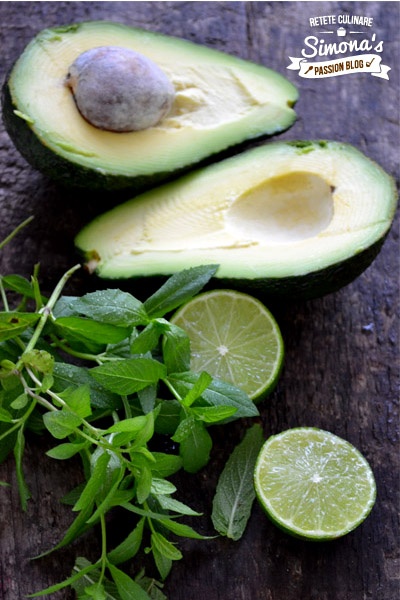Inghetata de avocado,menta si lime