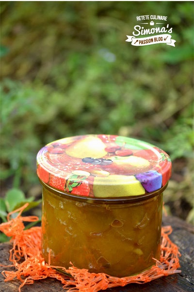 Dulceata de pepene galben cu ghimbir