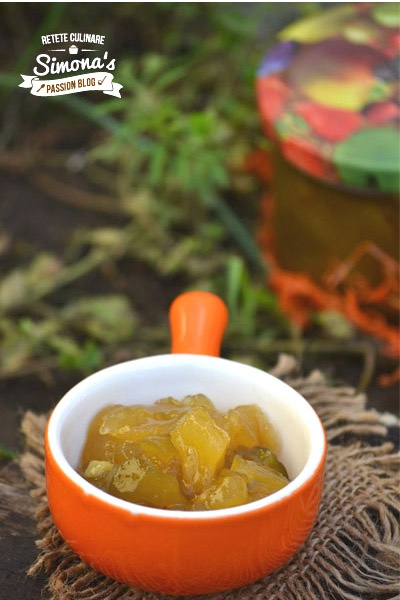 Dulceata de pepene galben cu ghimbir