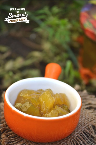 Dulceata de pepene galben cu ghimbir