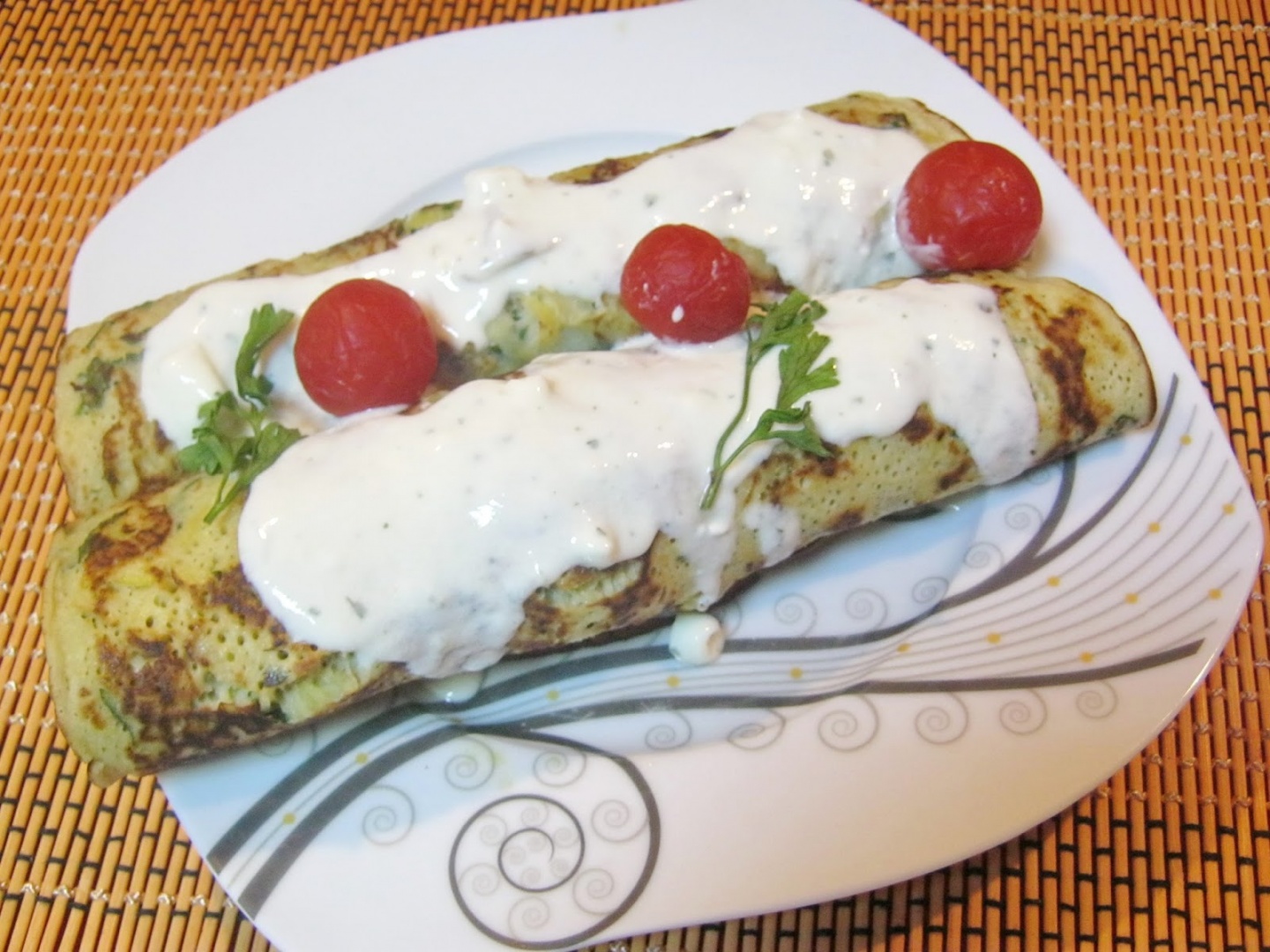 Galette din cartofi cu piept de curcan