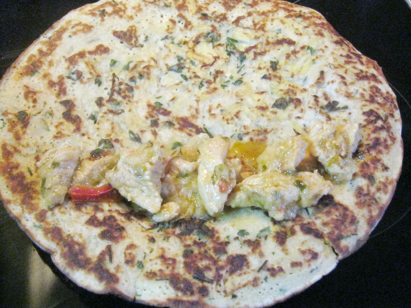 Galette din cartofi cu piept de curcan