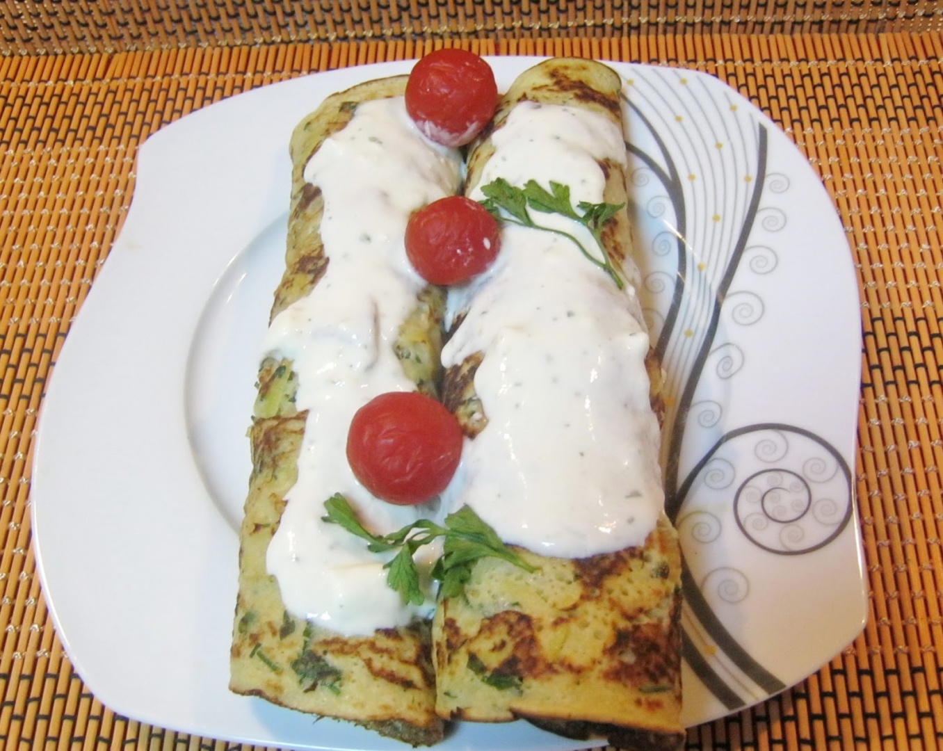 Galette din cartofi cu piept de curcan