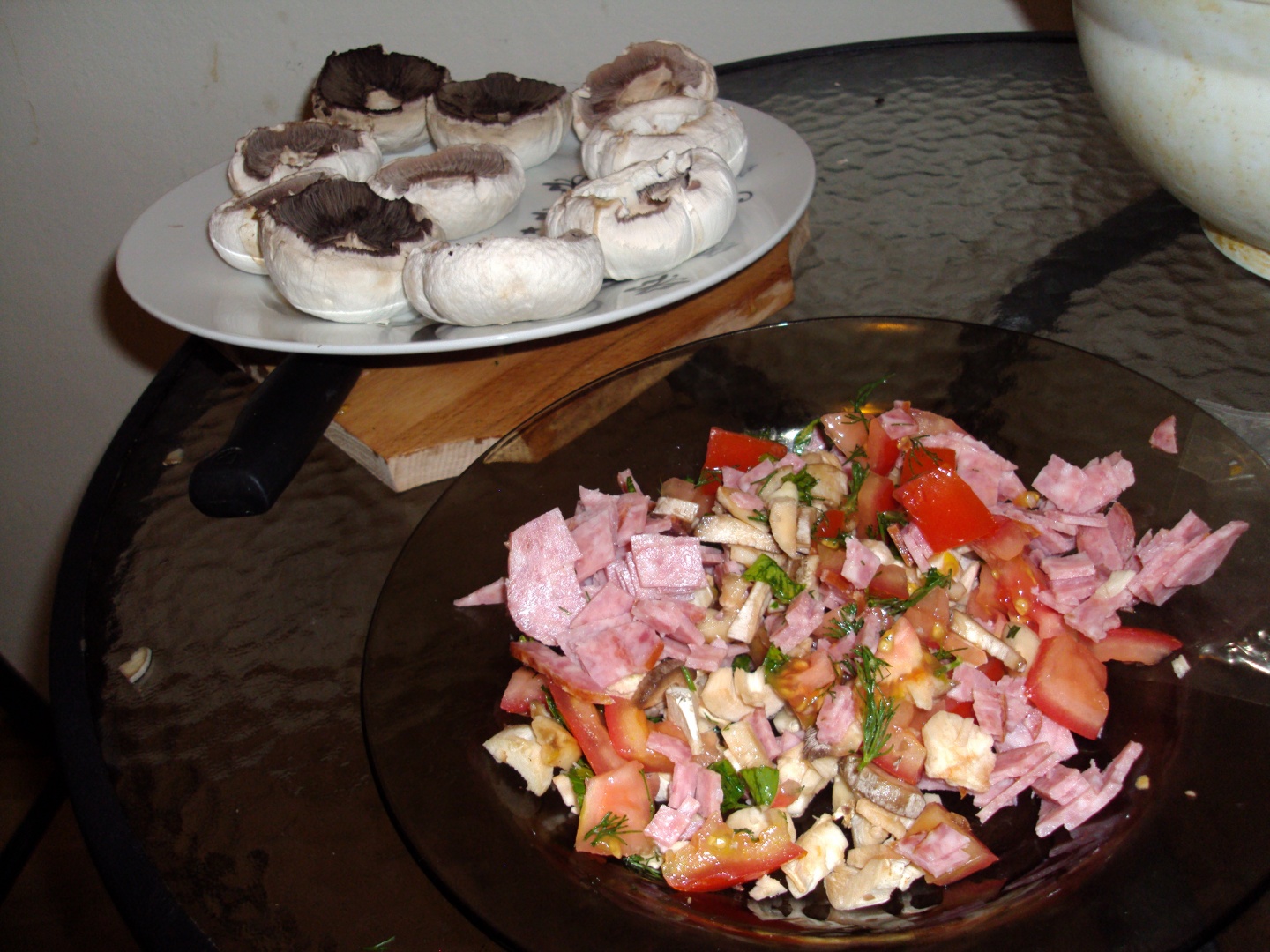 Ciuperci champignon la cuptor