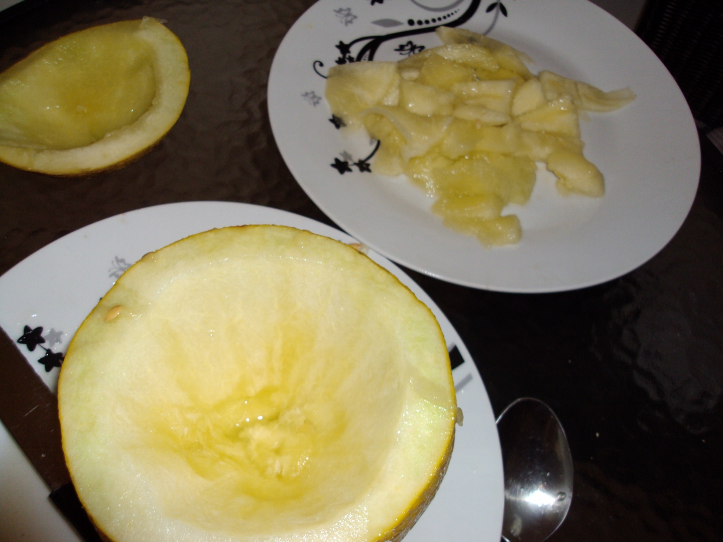 Pepene galben cu inghetata