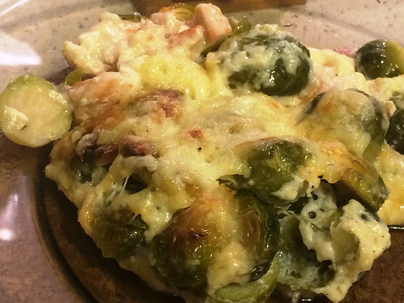 Varza de Bruxelles gratinata