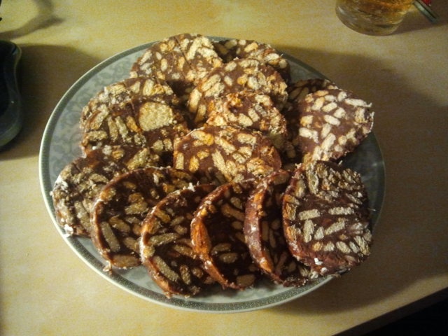 Salam de biscuiţi reţetă