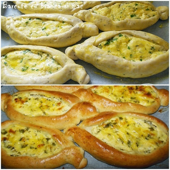 Barcute cu branza si mac