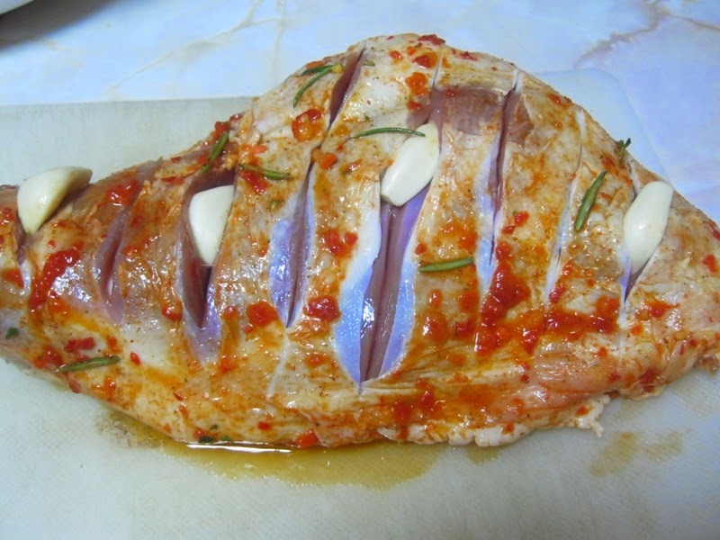 Miel cu rozmarin si timbale de cartofi